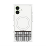 プレミアムスクエアケース with MagSafe［ CASEPLAY Tartan Check - Gray ］