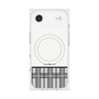 プレミアムスクエアケース with MagSafe［ CASEPLAY Tartan Check - Gray ］
