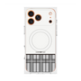 プレミアムスクエアケース with MagSafe［ CASEPLAY Tartan Check - Gray ］