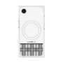 プレミアムスクエアケース with MagSafe［ CASEPLAY Tartan Check - Gray ］