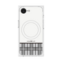 プレミアムスクエアケース with MagSafe［ CASEPLAY Tartan Check - Gray ］