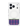 プレミアムスクエアケース with MagSafe［ CASEPLAY Tartan Check - Purple ］