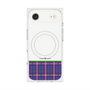 プレミアムスクエアケース with MagSafe［ CASEPLAY Tartan Check - Purple ］