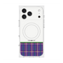 プレミアムスクエアケース with MagSafe［ CASEPLAY Tartan Check - Purple ］