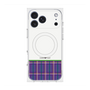 プレミアムスクエアケース with MagSafe［ CASEPLAY Tartan Check - Purple ］