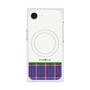 プレミアムスクエアケース with MagSafe［ CASEPLAY Tartan Check - Purple ］