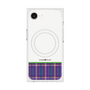 プレミアムスクエアケース with MagSafe［ CASEPLAY Tartan Check - Purple ］