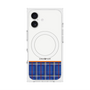 プレミアムスクエアケース with MagSafe［ CASEPLAY Tartan Check - Blue ］