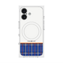 プレミアムスクエアケース with MagSafe［ CASEPLAY Tartan Check - Blue ］