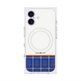 プレミアムスクエアケース with MagSafe［ CASEPLAY Tartan Check - Blue ］