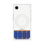 プレミアムスクエアケース with MagSafe［ CASEPLAY Tartan Check - Blue ］