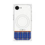 プレミアムスクエアケース with MagSafe［ CASEPLAY Tartan Check - Blue ］