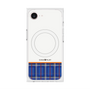 プレミアムスクエアケース with MagSafe［ CASEPLAY Tartan Check - Blue ］