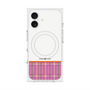 プレミアムスクエアケース with MagSafe［ CASEPLAY Tartan Check - Pink ］