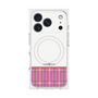 プレミアムスクエアケース with MagSafe［ CASEPLAY Tartan Check - Pink ］