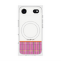 プレミアムスクエアケース with MagSafe［ CASEPLAY Tartan Check - Pink ］