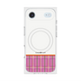 プレミアムスクエアケース with MagSafe［ CASEPLAY Tartan Check - Pink ］
