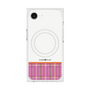 プレミアムスクエアケース with MagSafe［ CASEPLAY Tartan Check - Pink ］