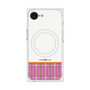 プレミアムスクエアケース with MagSafe［ CASEPLAY Tartan Check - Pink ］