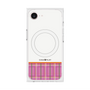 プレミアムスクエアケース with MagSafe［ CASEPLAY Tartan Check - Pink ］
