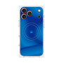 プレミアムスクエアケース with MagSafe［ CASEPLAY Winding Pattern - Blue ］