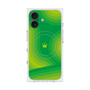 プレミアムスクエアケース with MagSafe［ CASEPLAY Winding Pattern - Green ］