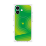 プレミアムスクエアケース with MagSafe［ CASEPLAY Winding Pattern - Green ］