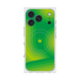 プレミアムスクエアケース with MagSafe［ CASEPLAY Winding Pattern - Green ］