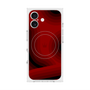 プレミアムスクエアケース with MagSafe［ CASEPLAY Winding Pattern - Red ］