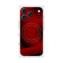 プレミアムスクエアケース with MagSafe［ CASEPLAY Winding Pattern - Red ］