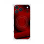 プレミアムスクエアケース with MagSafe［ CASEPLAY Winding Pattern - Red ］