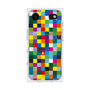 プレミアムスクエアケース with MagSafe［ CASEPLAY Rainbow Check ］