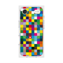 プレミアムスクエアケース with MagSafe［ CASEPLAY Rainbow Check ］