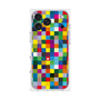 プレミアムスクエアケース with MagSafe［ CASEPLAY Rainbow Check ］