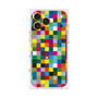 プレミアムスクエアケース with MagSafe［ CASEPLAY Rainbow Check ］