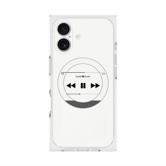 プレミアムスクエアケース with MagSafe［ Music Player ］