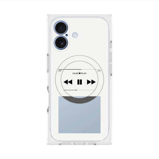 プレミアムスクエアケース with MagSafe［ Music Player ］