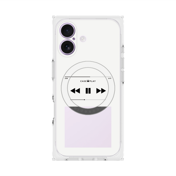 プレミアムスクエアケース with MagSafe［ Music Player ］