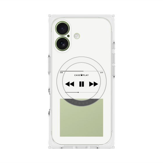 プレミアムスクエアケース with MagSafe［ Music Player ］