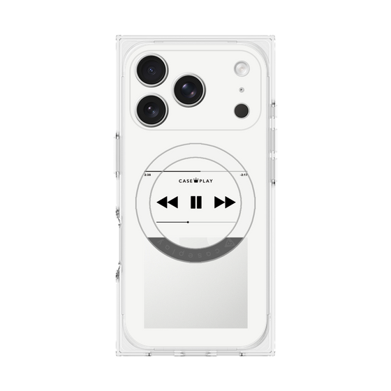 プレミアムスクエアケース with MagSafe［ Music Player ］