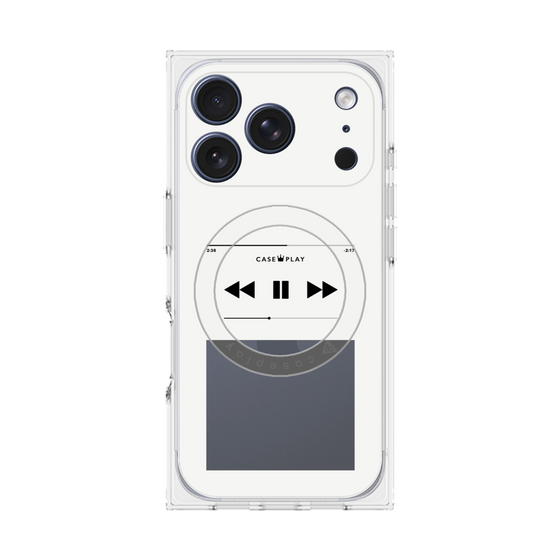 プレミアムスクエアケース with MagSafe［ Music Player ］
