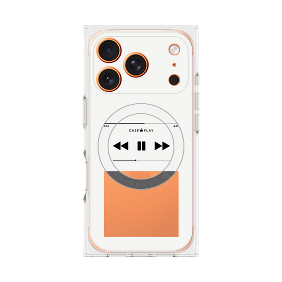 プレミアムスクエアケース with MagSafe［ Music Player ］