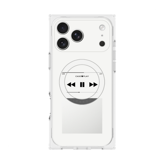プレミアムスクエアケース with MagSafe［ Music Player ］