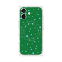 プレミアムスクエアケース with MagSafe［ Drawing Dot - Green ］