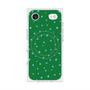 プレミアムスクエアケース with MagSafe［ Drawing Dot - Green ］