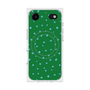 プレミアムスクエアケース with MagSafe［ Drawing Dot - Green ］