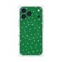 プレミアムスクエアケース with MagSafe［ Drawing Dot - Green ］