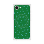 プレミアムスクエアケース with MagSafe［ Drawing Dot - Green ］