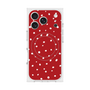 プレミアムスクエアケース with MagSafe［ Drawing Dot - Red ］