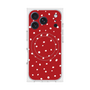 プレミアムスクエアケース with MagSafe［ Drawing Dot - Red ］